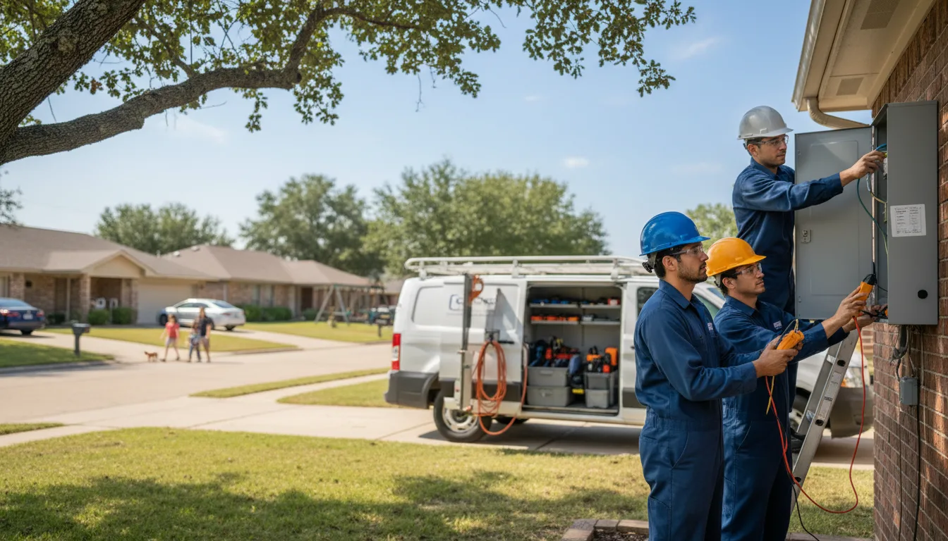 Certified electrician providing emergency electrical services in Winton, MN